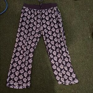 Nautica Navy Blue and White Pajama Pants